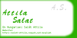 attila salat business card